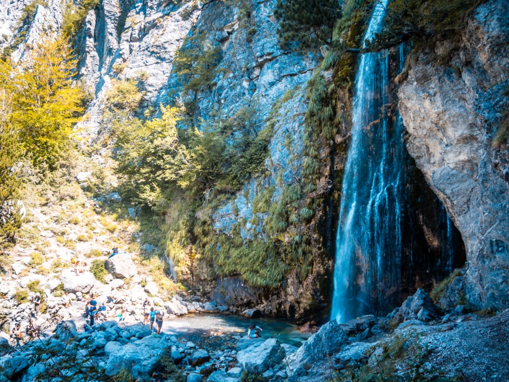 Grunas Wasserfall