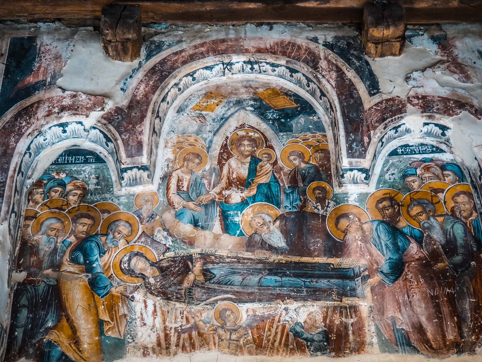 Fresco in alter Kirche