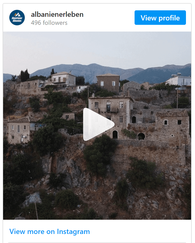 Instagram Abenteuer Albanien