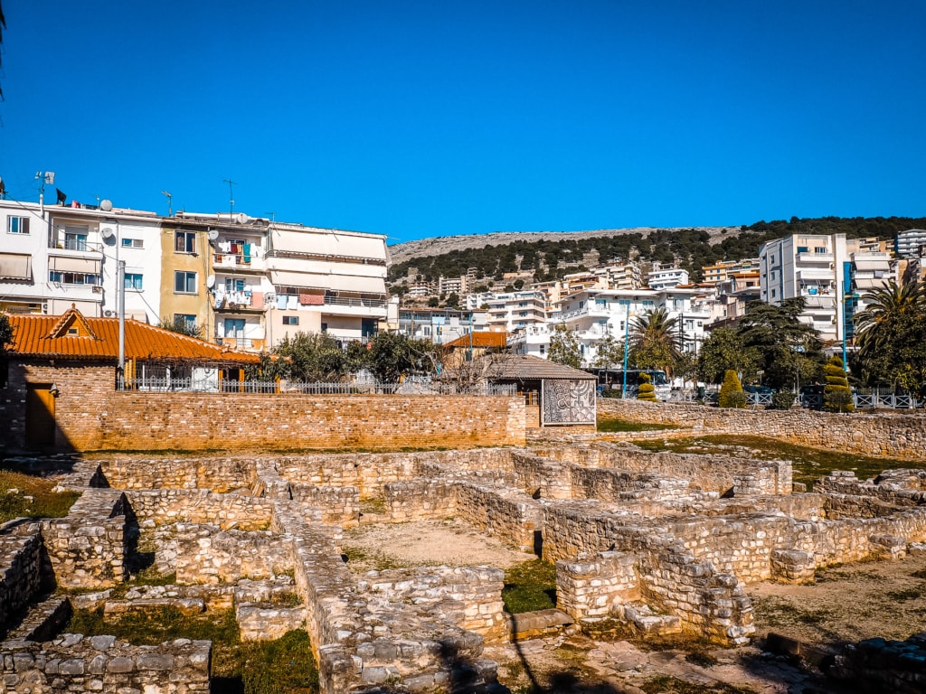 Saranda Albanien antiker Synagogenkomplex