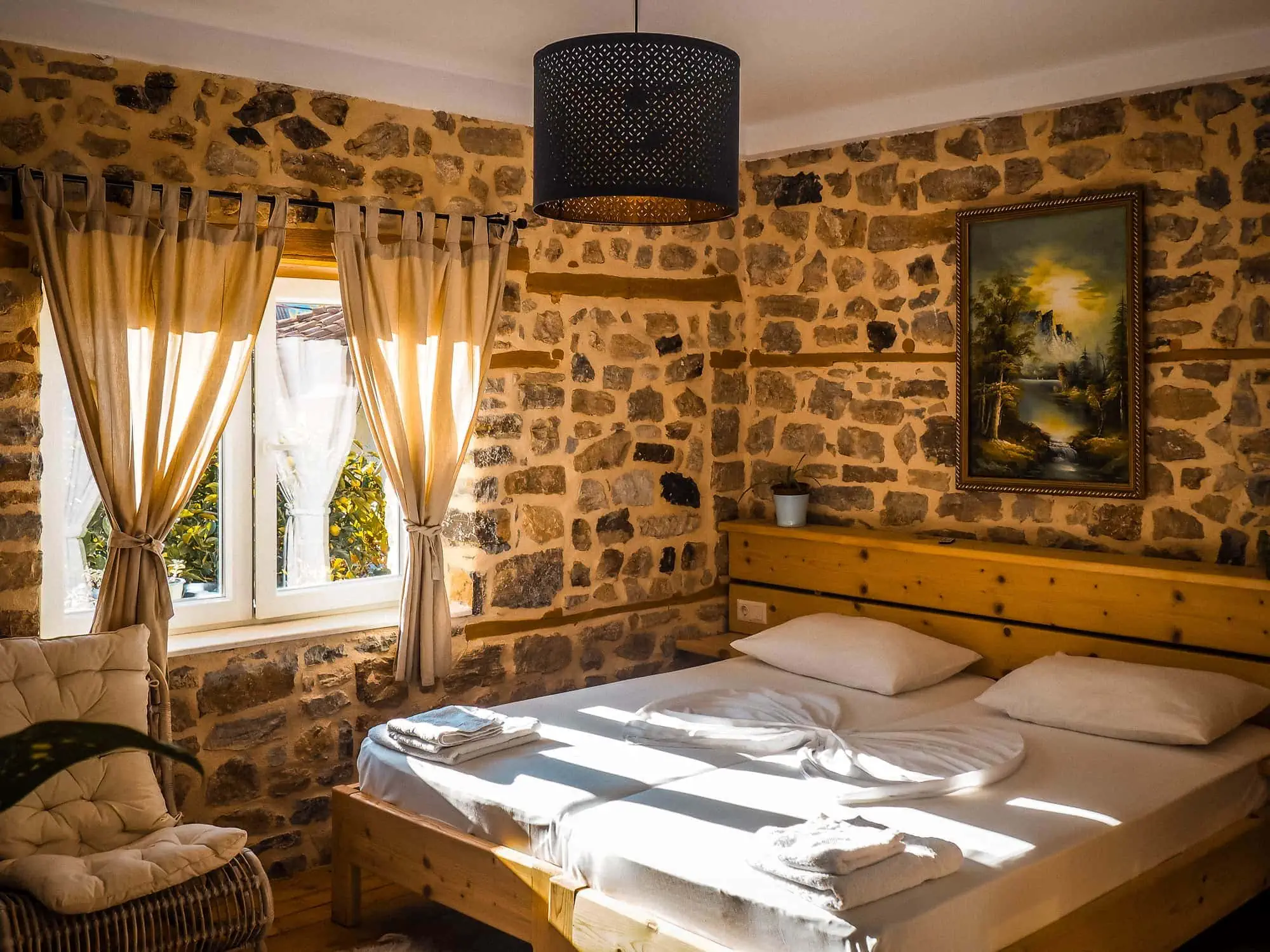 Lin Ohridsee Albanien House 1960 Zimmer Steinhaus