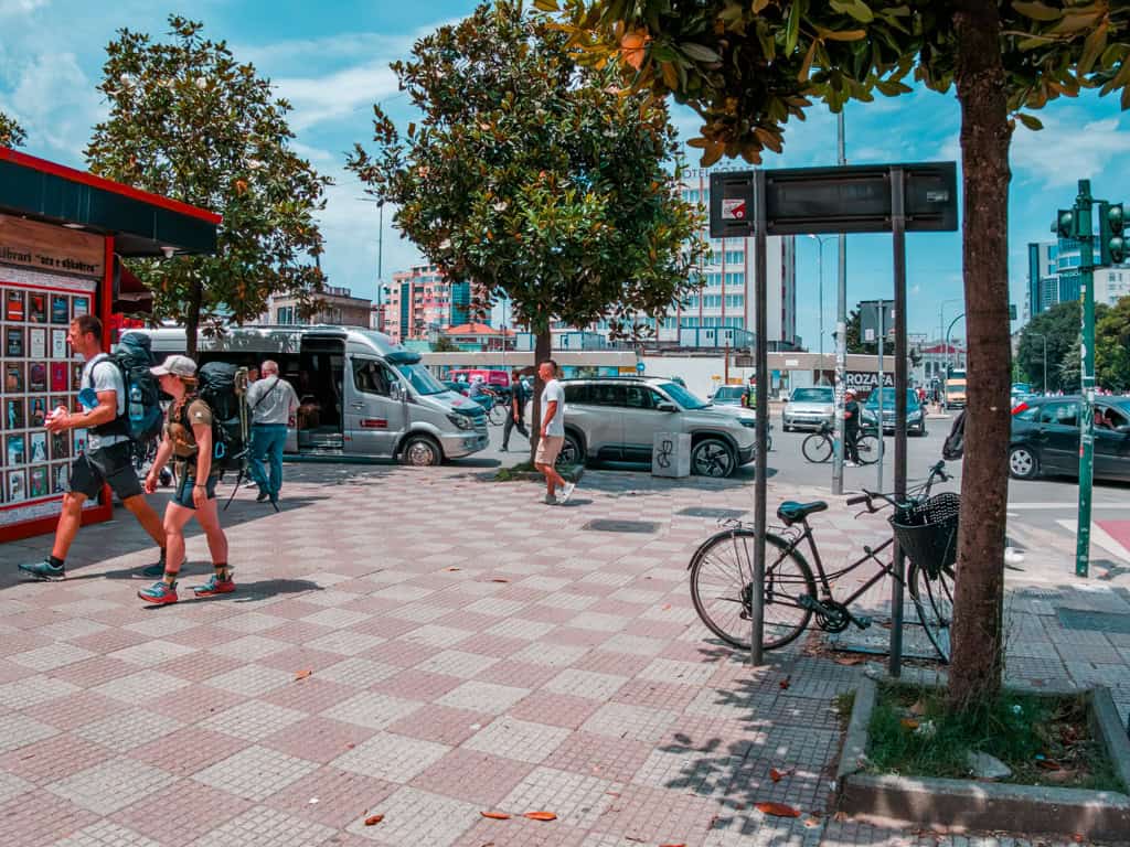 Backpacking Albanien