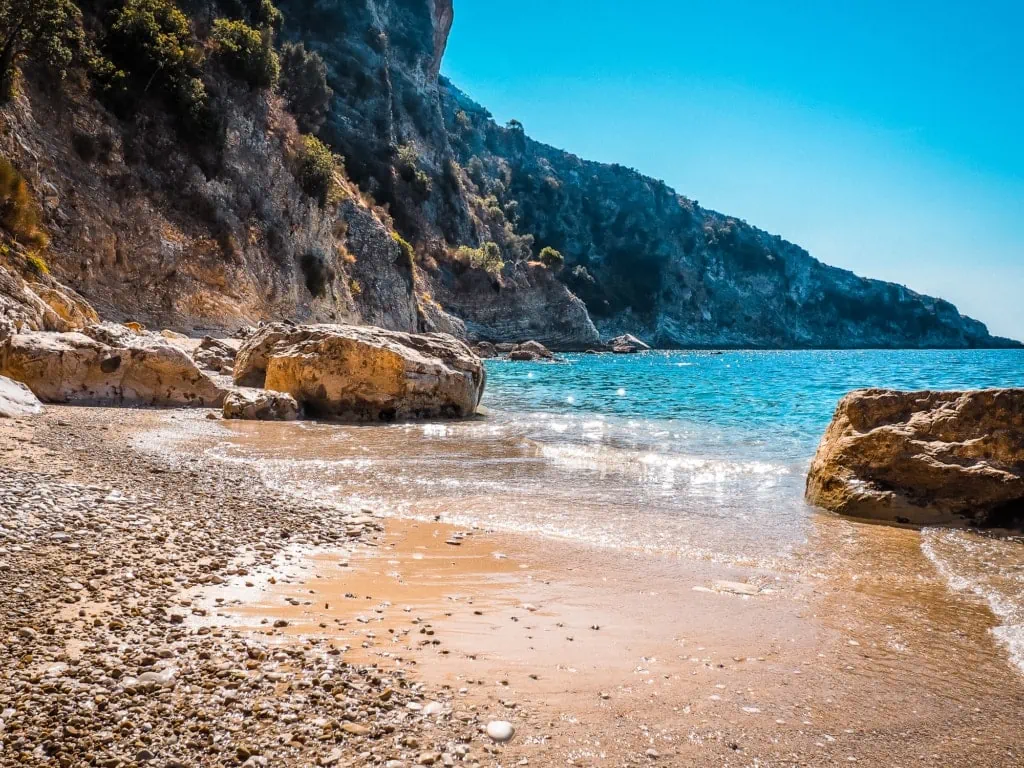 Albanien Geheime Strände - Filikuri Beach Himare