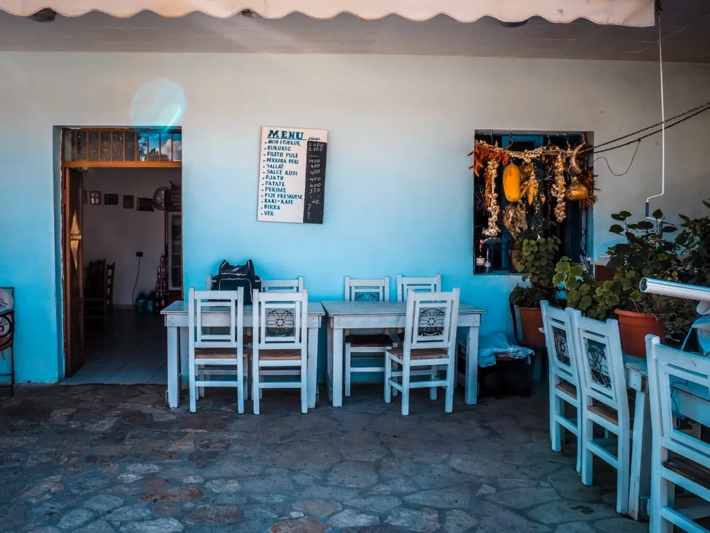 BEJKE E BARDHE Pilur Traditioneel restaurant Himare