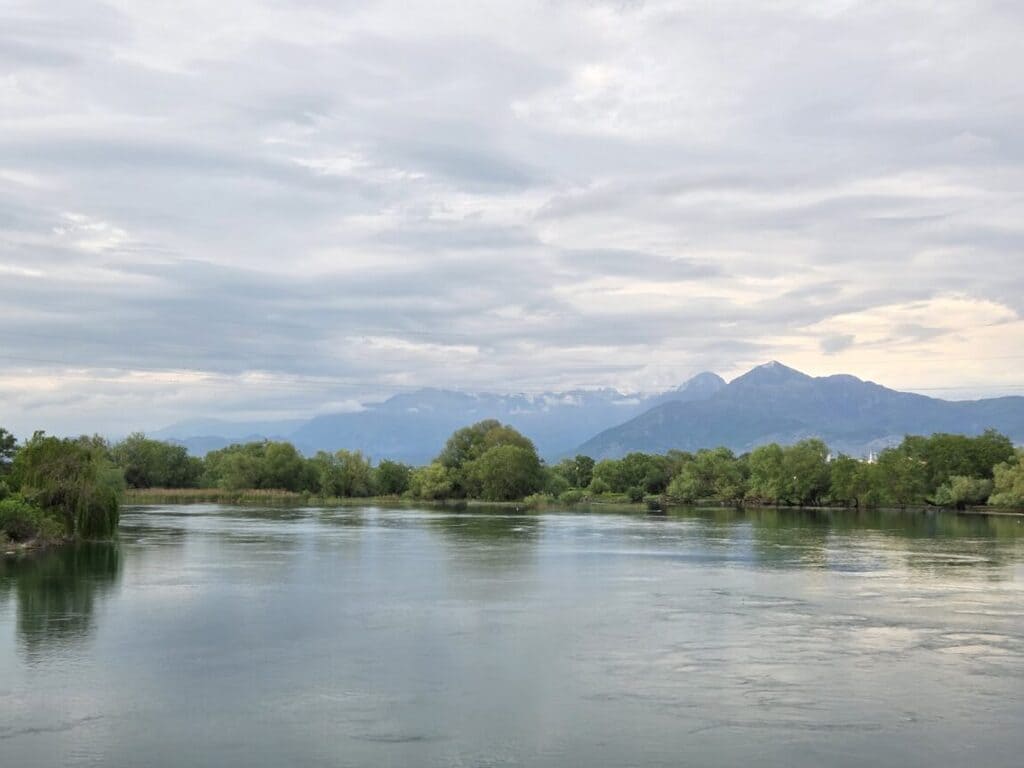 Meer van Shkodra Albanië