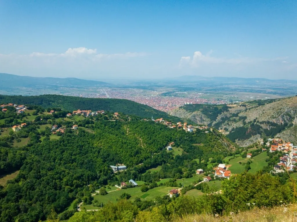 Wandeling in nationaal park Sharr Mountains Prizren Kosovo