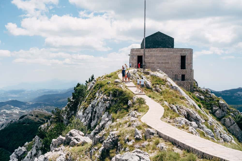 Njegos Mausoleum auf dem Berg Lovcen Montenegro