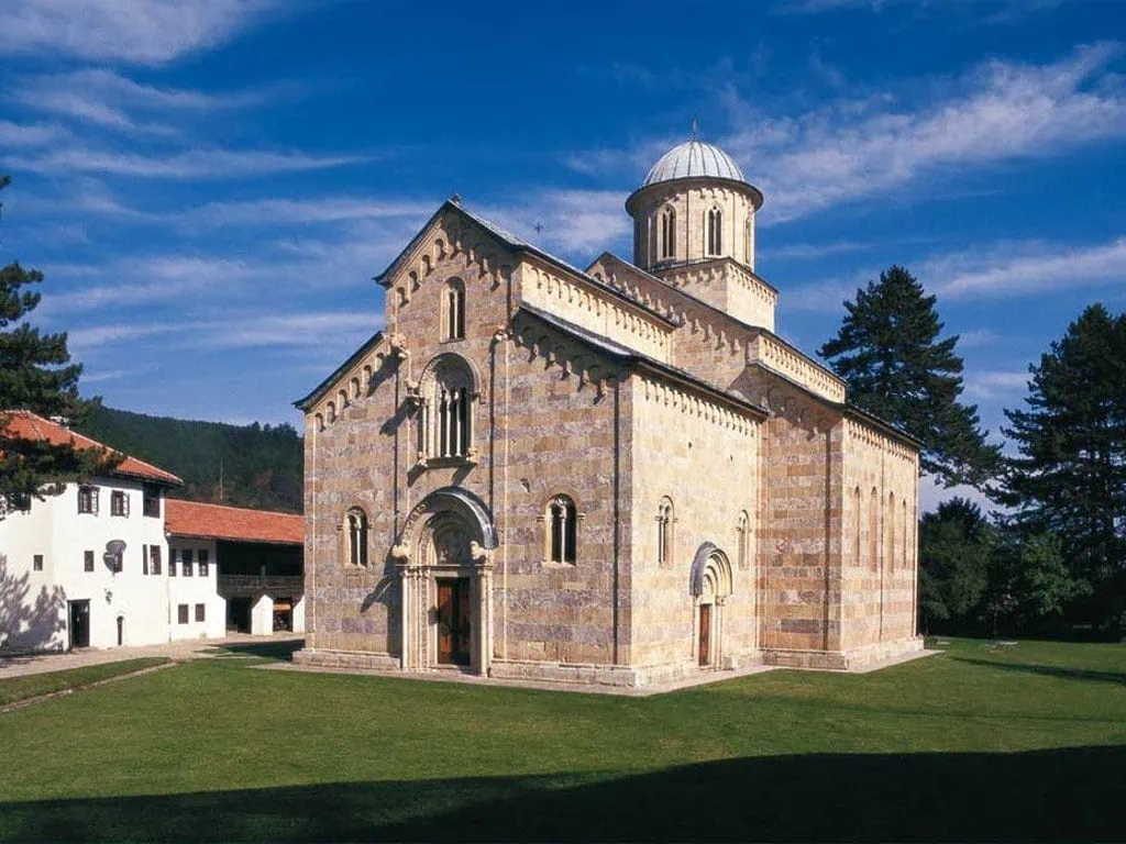 Kloster Visoki Dečani ist eines der wichtigsten Klöster der serbisch-orthodoxen Kirche Peja Kosovo