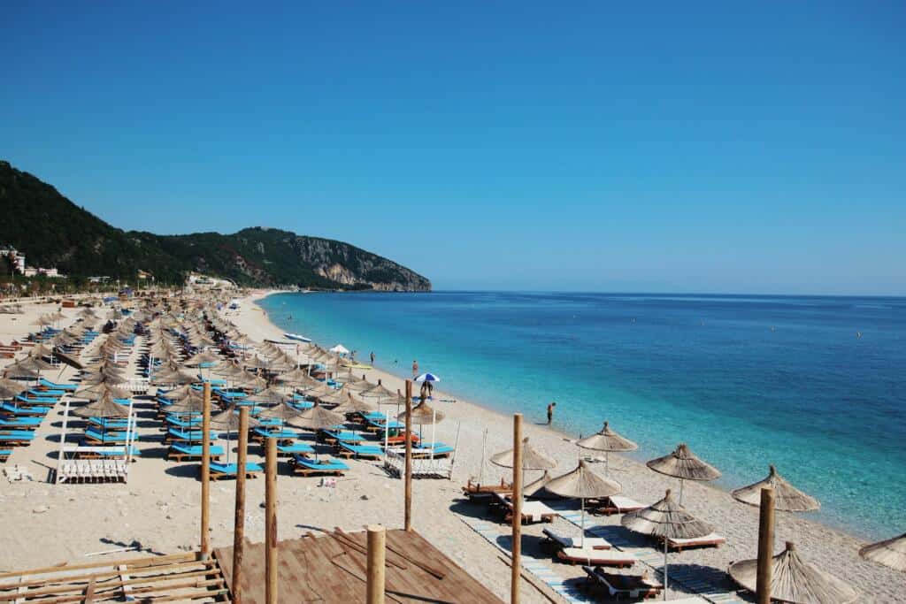 Dhermi Beach - Kiesstrand an der albanischen Riviera