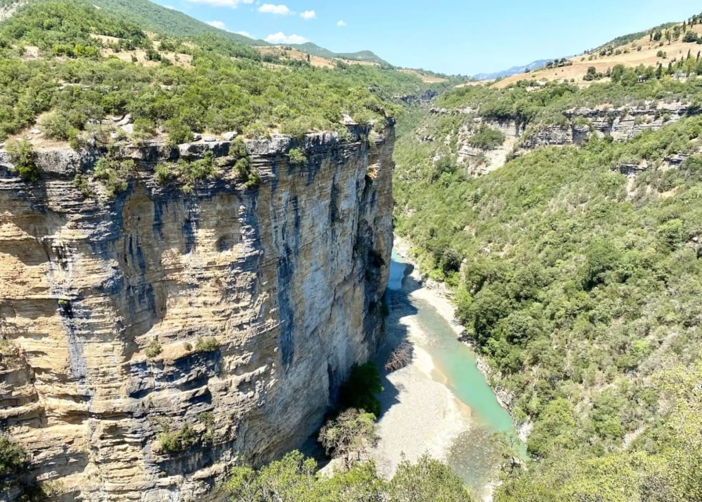 Vjosa Rafting Kayaking Tour Canyon