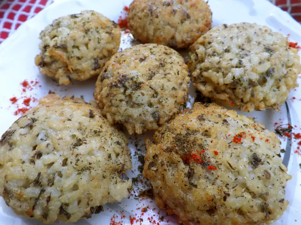 Qifqi, Traditional Albanian Deep-fried Rice and Egg with Herb, Gjirokastra, Albania
