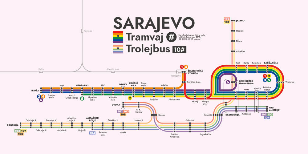 Sarajevo-Tram-Karte