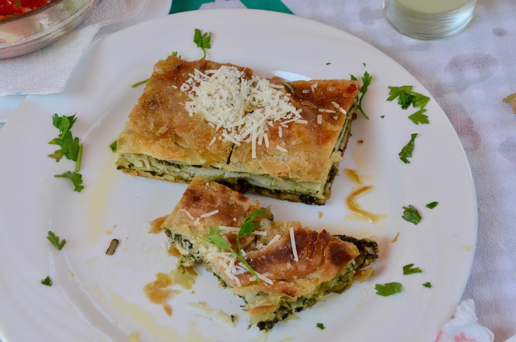 Macedonisch eten: Byrek of Burek