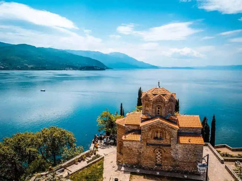 Ohrid Sehenswürdigkeiten Kirche des Heiligen Johannes des Theologen - der Instagram Spot