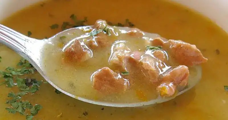 Teleshka Chorba (veal soup)