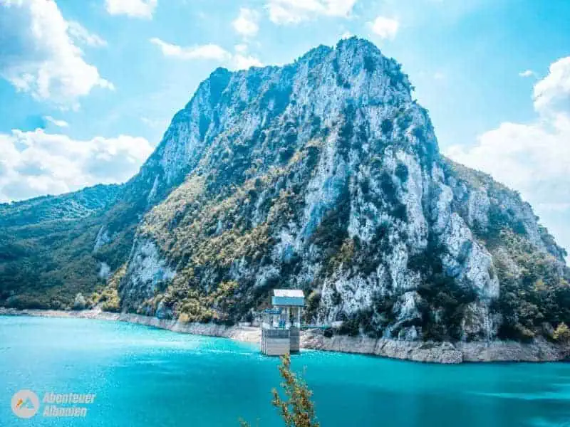 Bovilla stuwmeer Tirana stuwdam