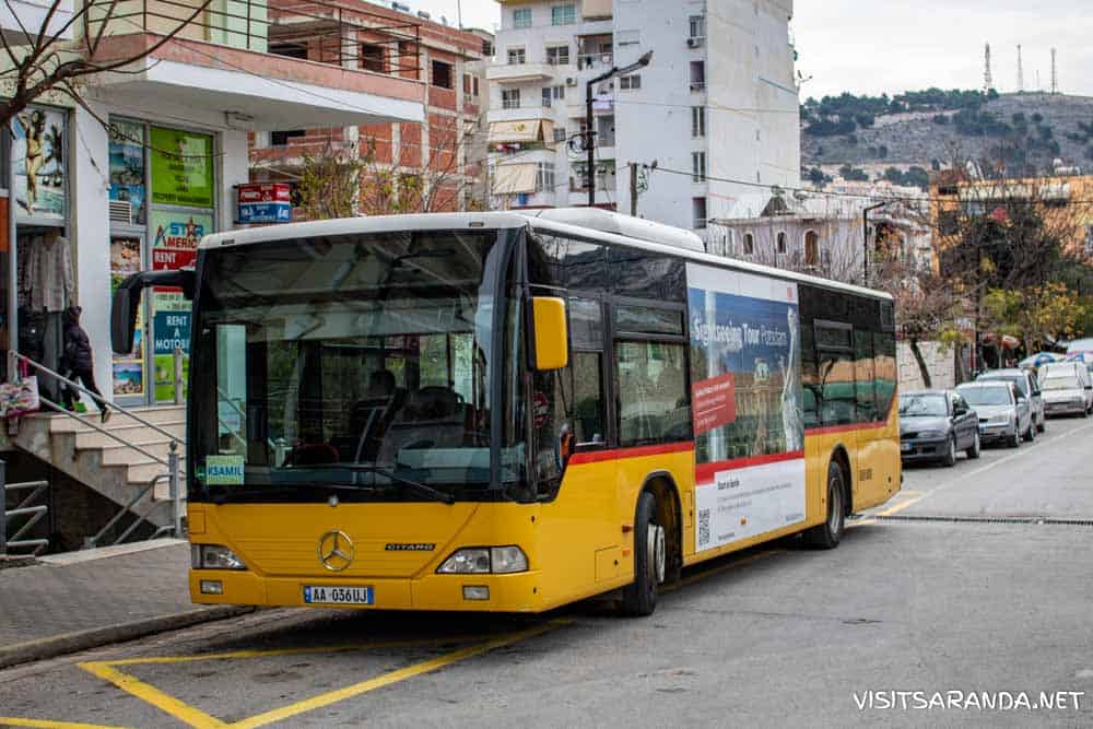 Bus von Saranda nach Butrint
