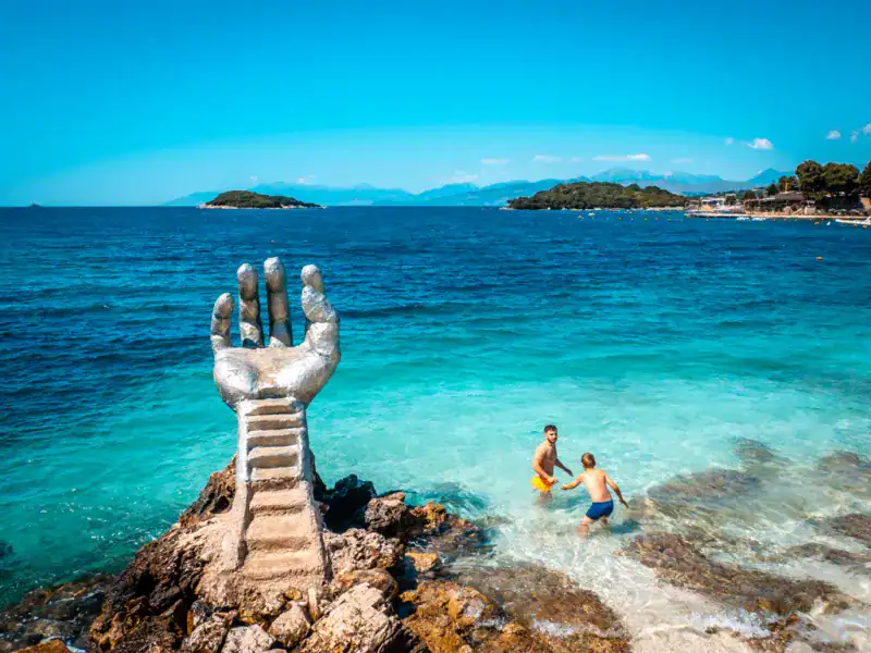 Castle Beach Ksamil