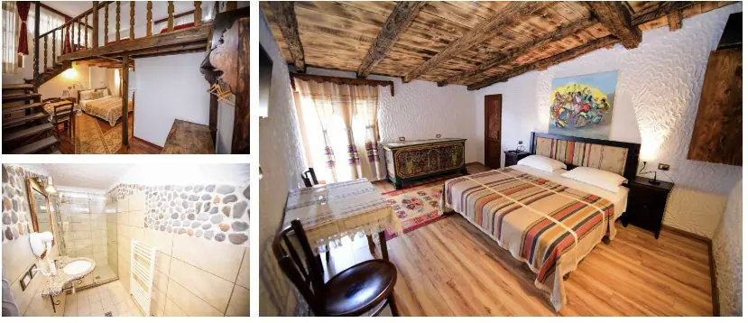 Hotel Tradita Shkoder Kamers in een rustieke sfeer