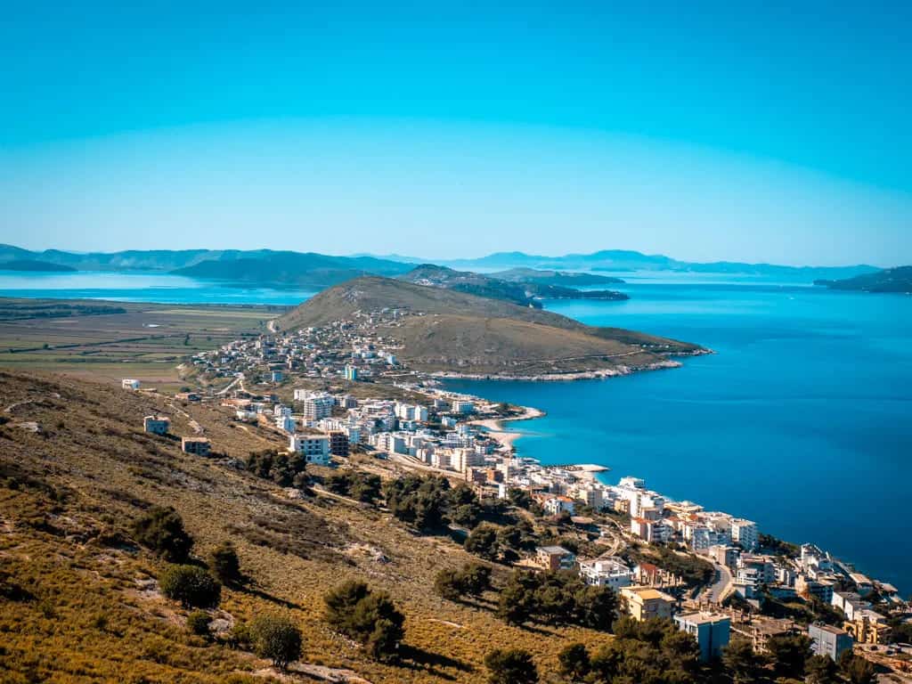 Ksamil Inseln Albanien von Saranda aus gesehen