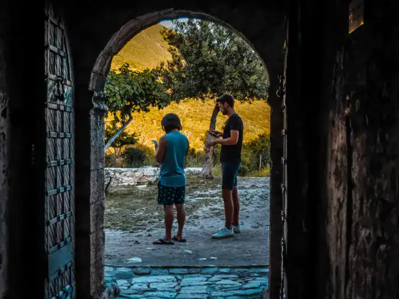 Kasteel Porto Palermo Albanië ten zuiden van Himara