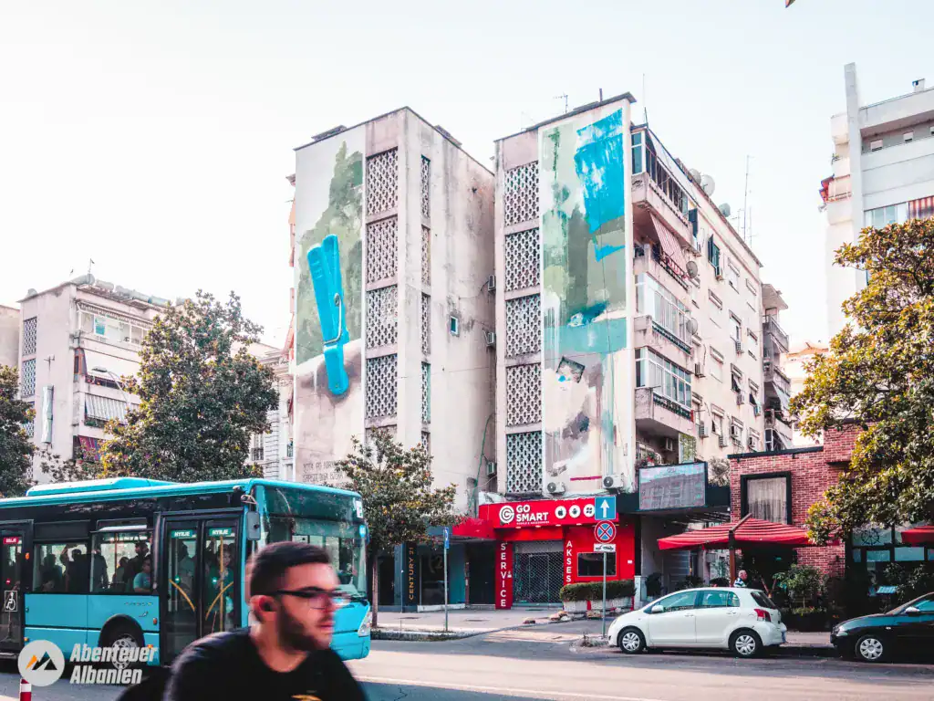 Tirana Albanien StreetArt