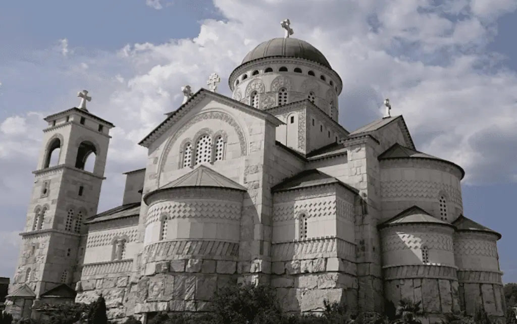 Podgorica Bezienswaardigheden Orthodoxe Tempel van de Wederopstanding van Christus Podgorica