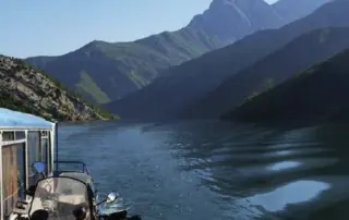 A boat ride on Lake Koman and warm-up walk in Valbona Nationalpark