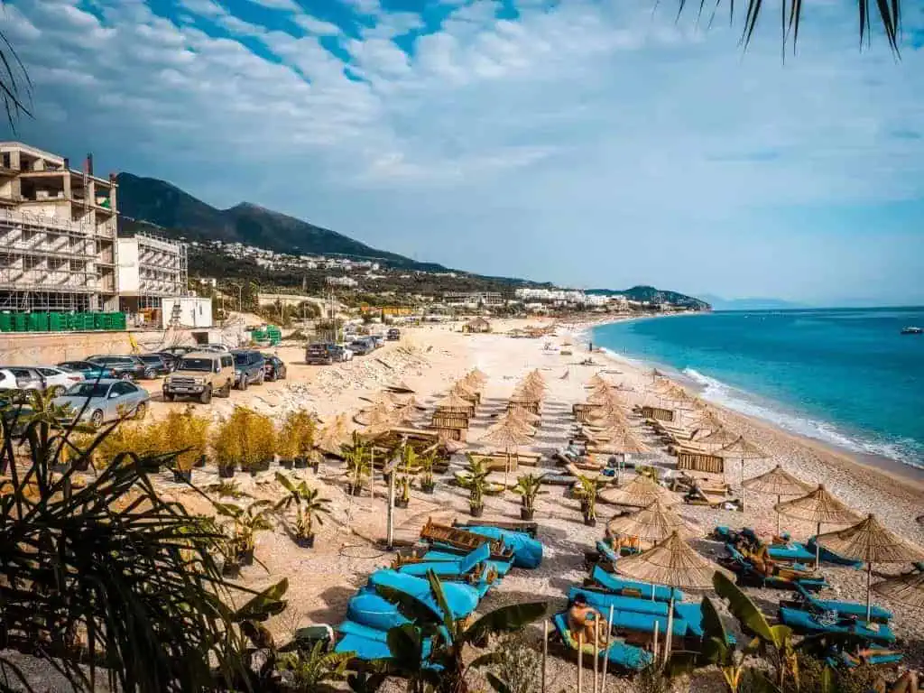 Stranden Albanië: Drymades strand