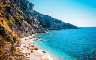 Der Filikuri Beach bei Himare ist der vielleicht schönste Strand in Albanien