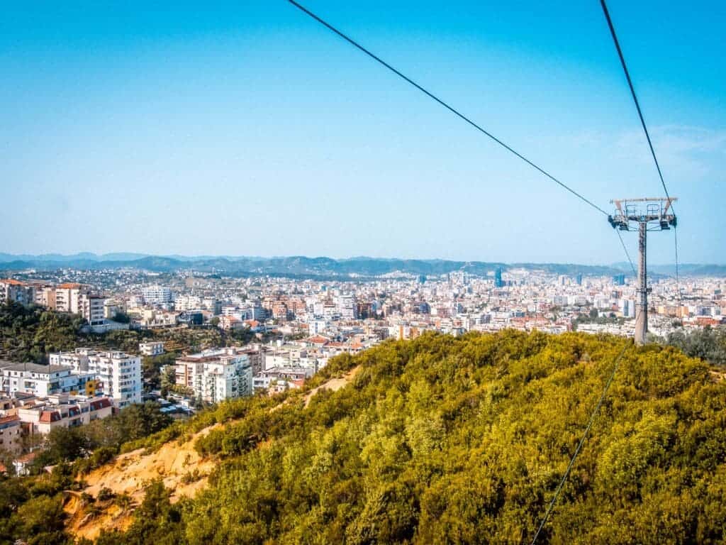 De Dajti Ekspres kabelbaan