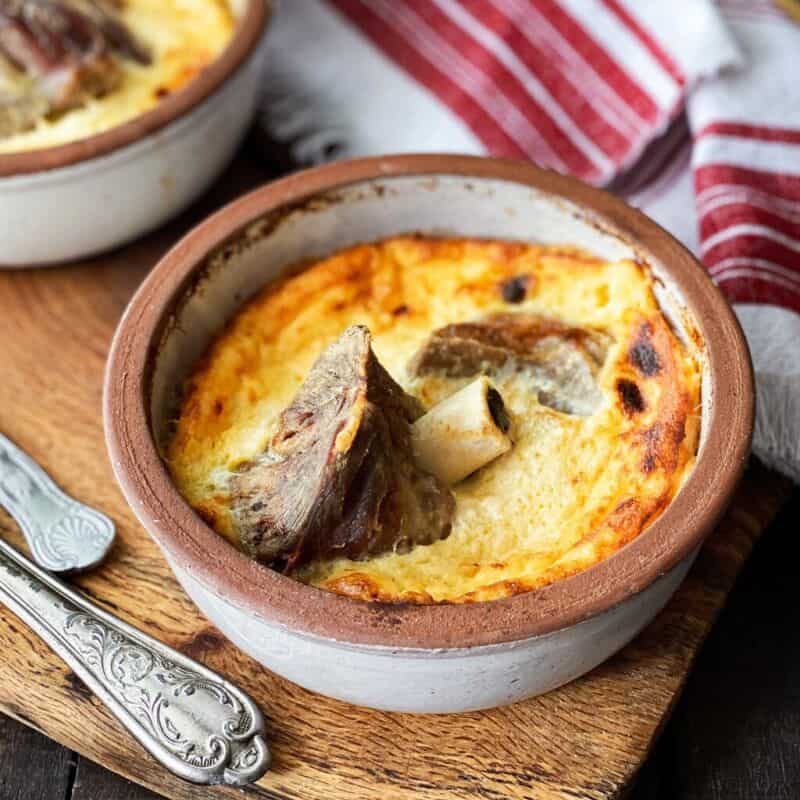 Typisches Albanisches Essen Tavë Kosi